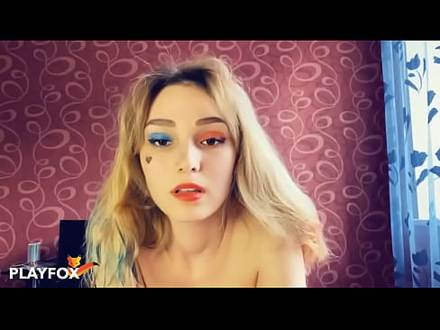 ❤️ Errealitate birtualeko betaurreko magikoek Harley Quinnekin sexua eman zidaten ❤❌ Porno gugan ﹏